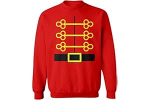 Tcombo Nutcracker Outfit - Holiday Season Youth Fleece Crewneck Sweater