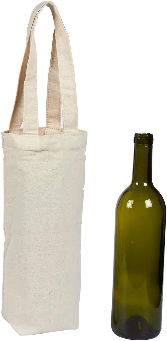 canvas wine bottle bags