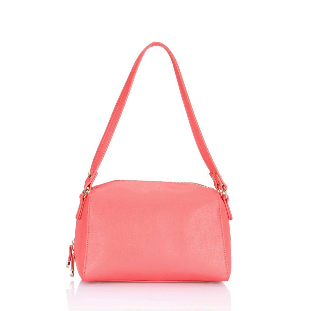 caprese women's satchel (coral)