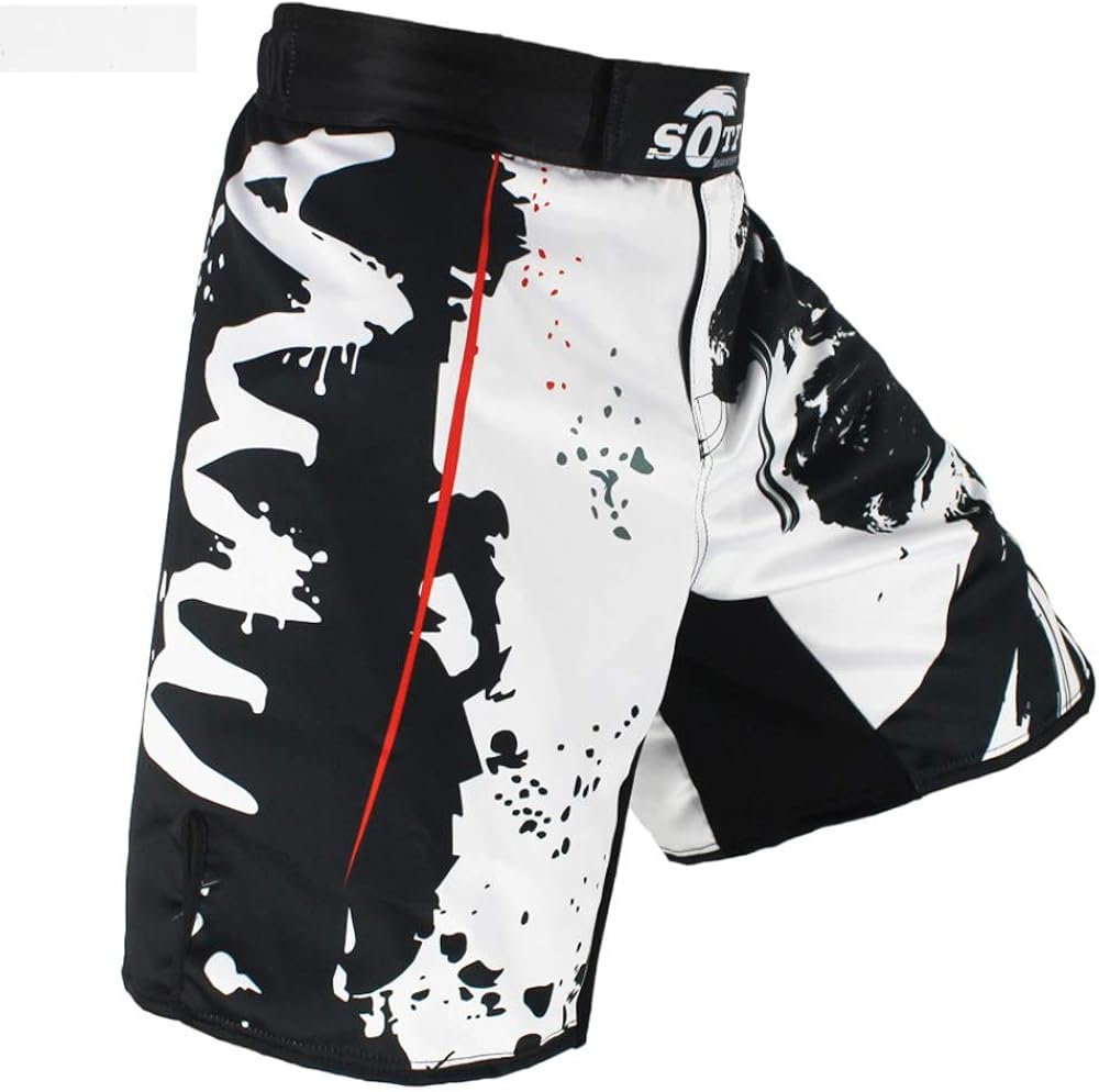 SOTF MMA Shorts Muay Thai Boxing Trunks Comfortable Kickboxing Fight Wear: Clothing