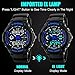 Kid Watch Multi Function Digital LED Sport Waterproof Electronic Quartz Watches for Child Boy Girls Gift Green (1060Blue)