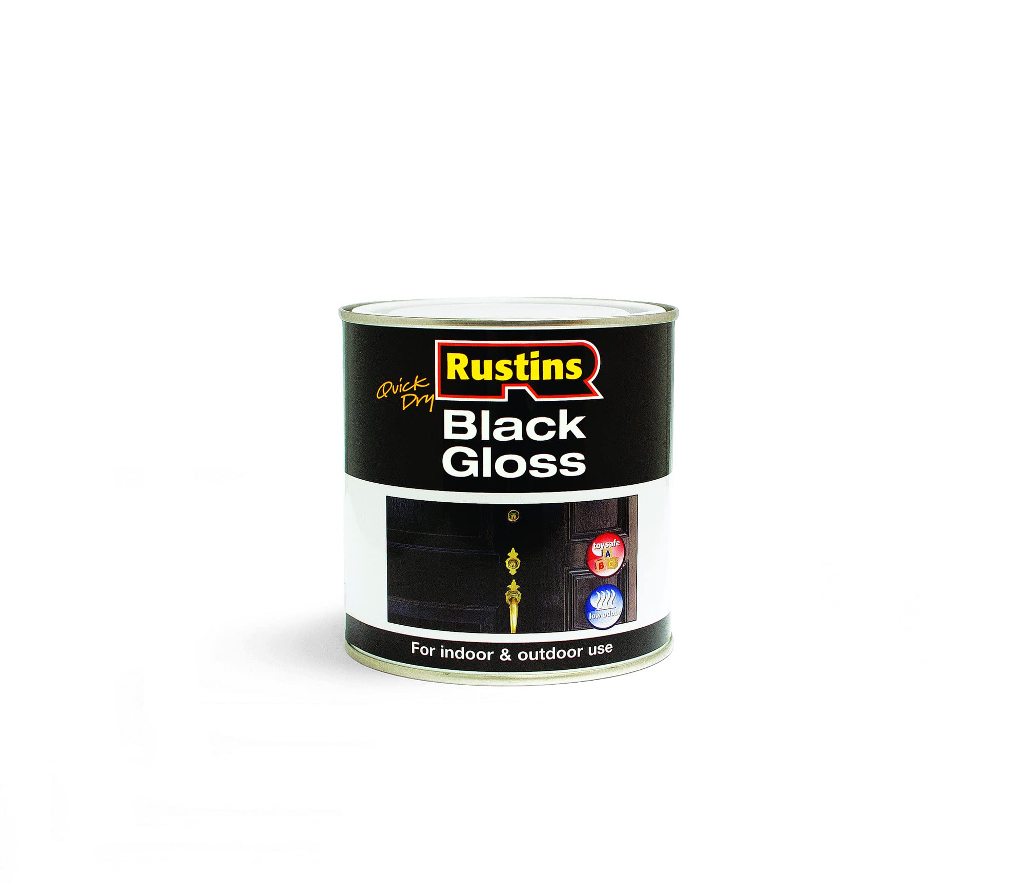 Photo 1 of Rustins Black Gloss Paint 250ml