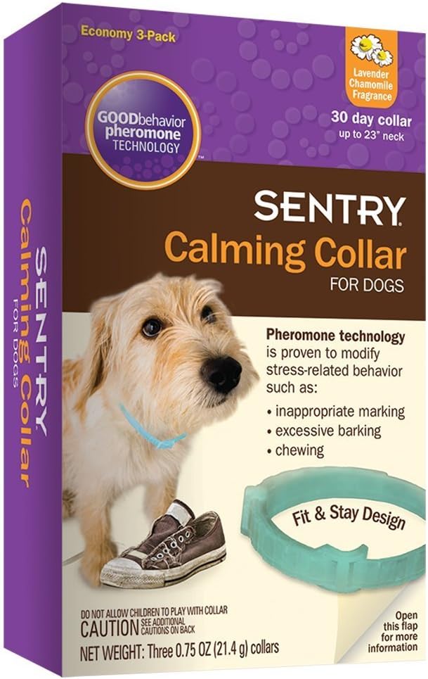 (1-PACK) Calming Collar for Dogs Helps your dogs feel safe Lavender Scent