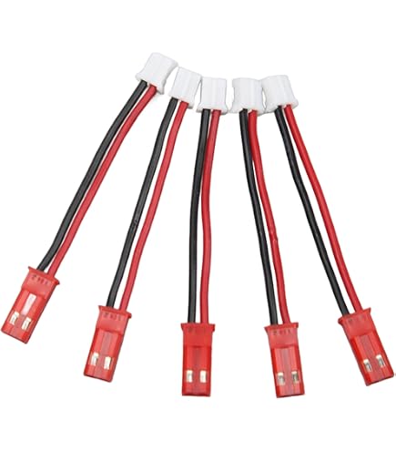 6 Stück JST-zu-PH-2P Adapterkabel – Für E-Flite & Blade RC-Helikopter Batterien