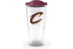 Tervis NBA Cleveland Cavaliers - Primary Logo Made in USA Double Walled Insulated Tumbler Travel Cup Keeps Drinks Cold & Hot, 24oz, Classic