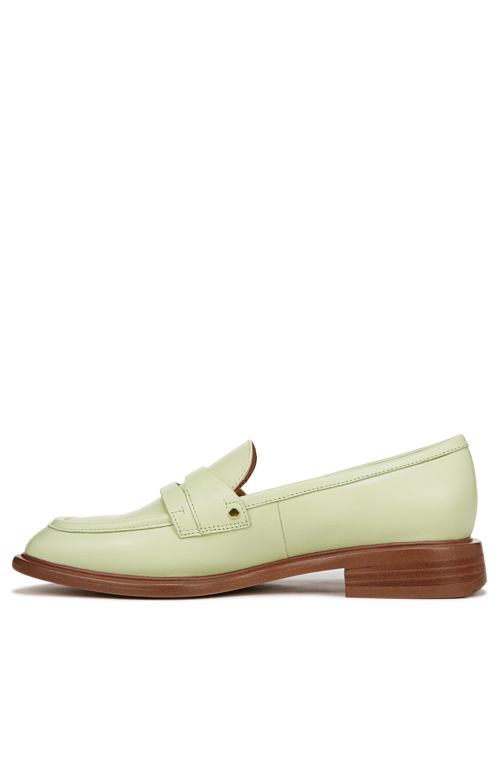 Franco Sarto Womens Edith Slip On Loafers Spearmint Green Leather 5.5 M