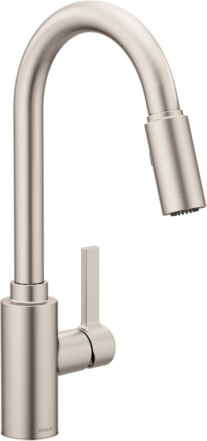 Moen 7882srs Genta Single Handle Pull Down Sprayer Modern Kitchen
