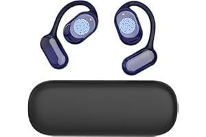 SYLVANSPARKKITCHEN AI Language Translation Earbuds Wireless Bluetooth Translator Earbuds Supporting 134 Languages, Real-Time Translation for iOS Android 3-in-1 Music Experience (QH-10 Twilight Blue)