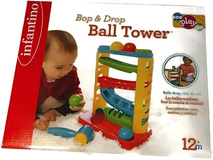 Infantino Bop \u0026 Drop Ball Tower 