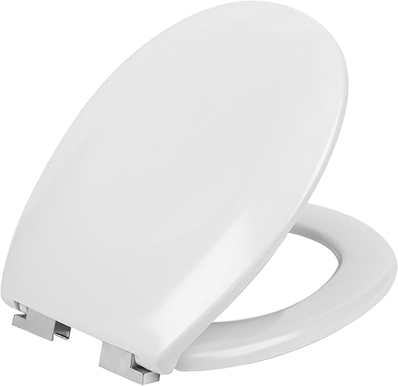 Beldray LA030252 Duroplast Easy Fit Soft Close Toilet Seat, White