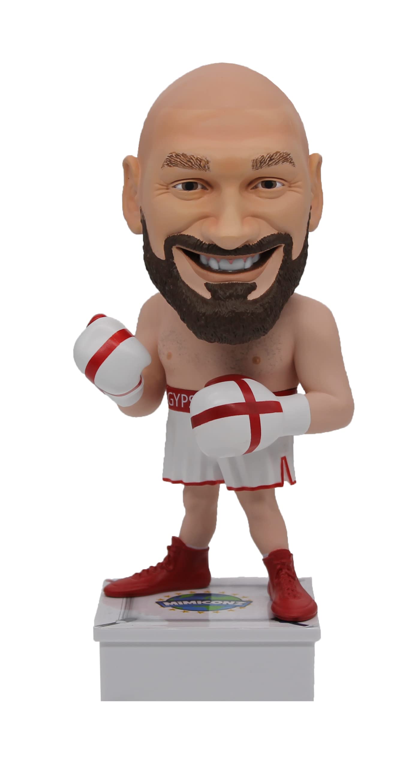Mimiconz Figurines Sports Stars Collection Tyson Fury. 20cm high. Lifelike character, hand-painted novelty gift