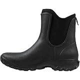 Bogs Womens Sauvie Slip On Boot Rain, 4-H Print-Black