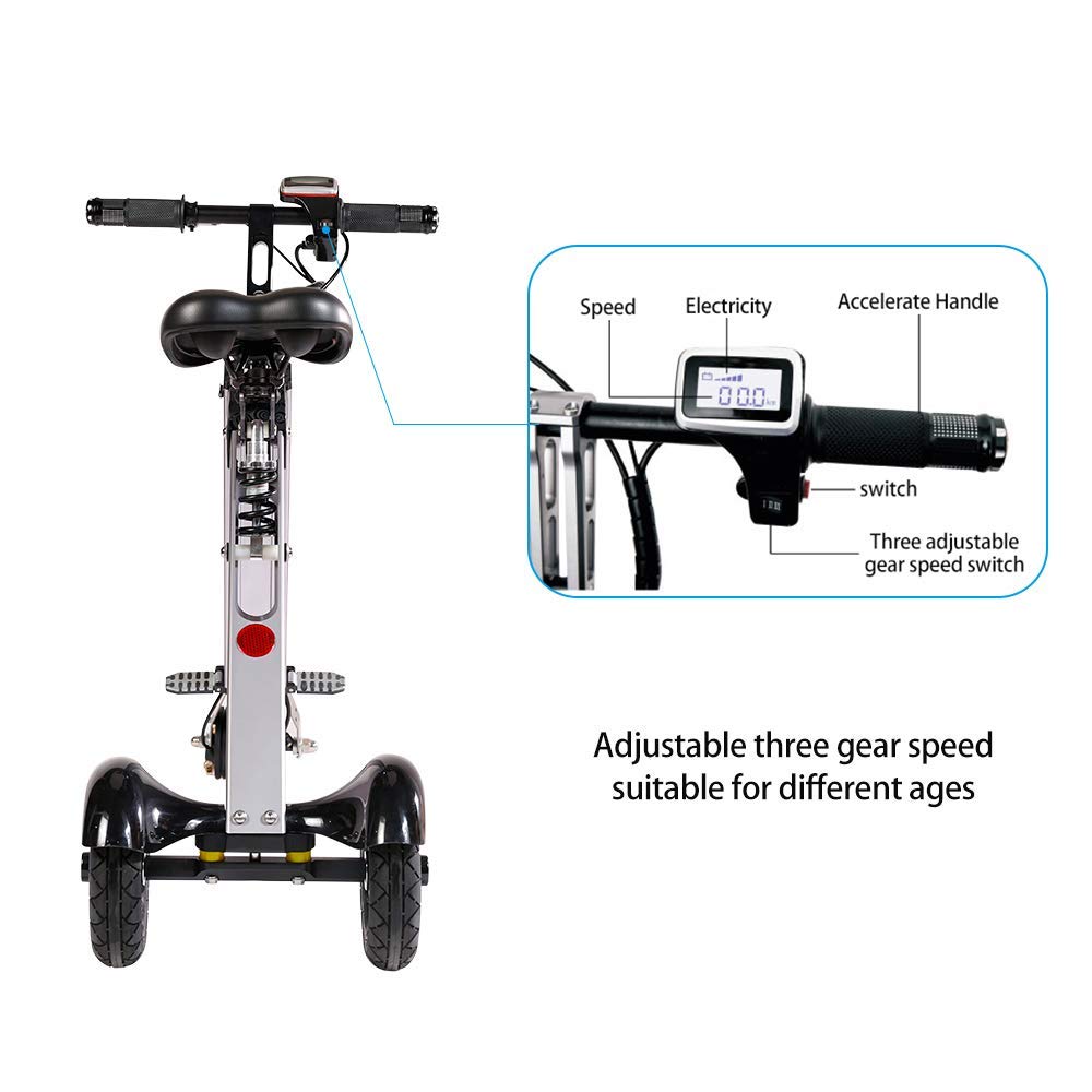 topmate es31 electric scooter mini foldable tricycle