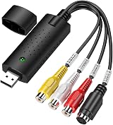 Bumdenuu USB 2.0 Video Capture Adapter RCA S-Video TV DVD DVR Win10 view 6