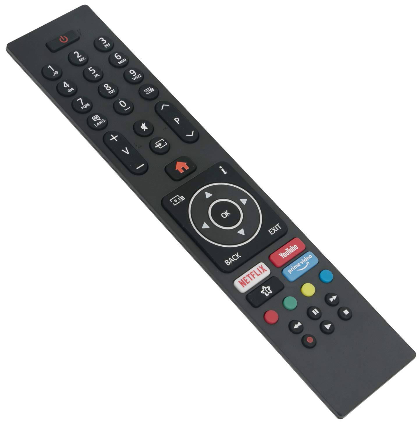 ALLIMITY RC43135P Remote Control Replace for Finlux 4K XUHD TV 32-FHD-5620 22-FDMD-5160 39-FHE-5660 40-FFD-5660 43-FFC-5661 49-FFD-5660 50-FUD-7020 55-FUE-7060 75-FUD-8520