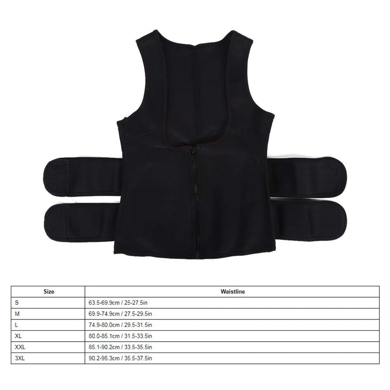 Women Waist Trainer Vest Slim Corset Neoprene Sauna Shapewear Fitness Body Shaper Vest Sweat Fat Burning Weight Loss Waist Trainer Shapewear Tank Top Weight Loss Body Shaper Shirt(XL)