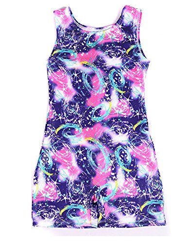 Wah Na Girls Galaxy Gymnastics Leotard For 2T,2Y-4Y,Galaxy - Thumbnail 3