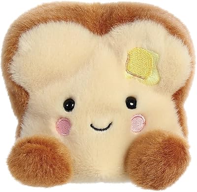 Aurora Palm Pals Buttery Toast 5In Eco-Friendly Soft Toy Brown