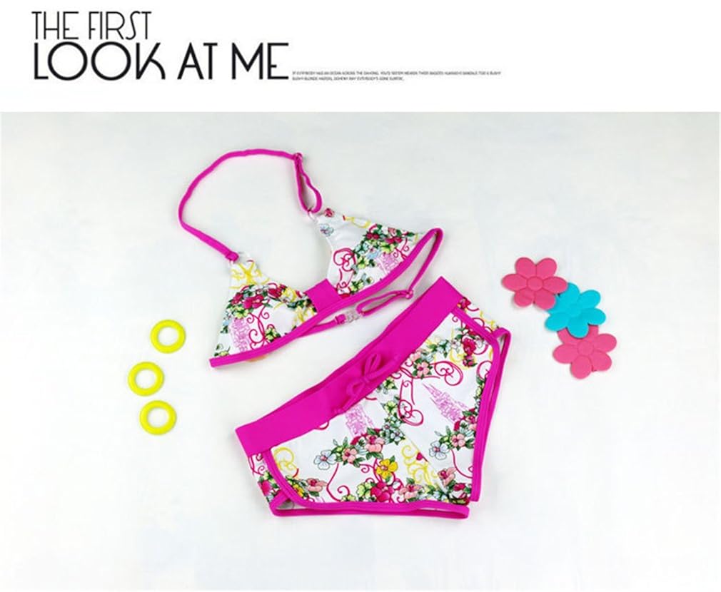 Changhants 8-16 años de edad niña Conjunto de bikini 2 Piezas de 