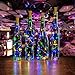 Aluan Wine Bottle Lights with Cork 12LED 10 Pack Bottle Lights Waterproof Battery Powered Cork Lights for Wine Bottles Jar Party Wedding Christmas Festival Bar Decoration 10 Pack, Colorful Light