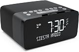 Pure Siesta Charge DAB+/DAB/FM Digital Radio Alarm Clock with Qi Wireless