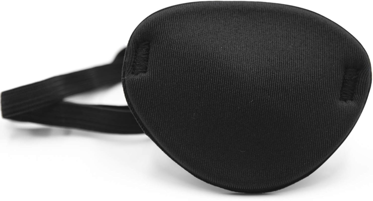 Amazon Com Anfun Black Eye Patch With Adjustable Buckle For