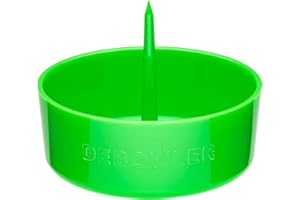 Debowler Original Debris Catcher Tray & Bowl Cleaning Tool - Improved Version - Single (Leafy Green)