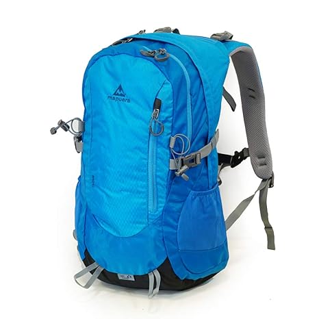 mapuera Aero - Leichter Tagesrucksack mit Rückenbelüftung/Daypack mit Regenhülle, 19 l, geeignet als Rucksack zum Radfahren, 