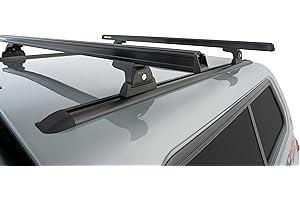 RHINO RACK Rhino-Rack Cap/Topper/Canopy Complete Roof Rack Kit with Quick Release Legs, Bars, Some Kits Included 65" Tracks