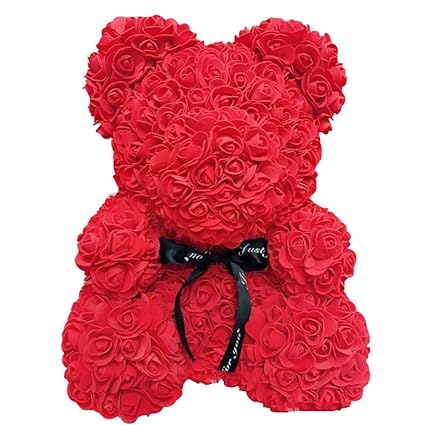styrofoam rose bear