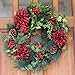 The Wreath Depot Jasper Winter Wreath, 24 Inches, Stunning Full Winter Wreath Design, Gift Box Included