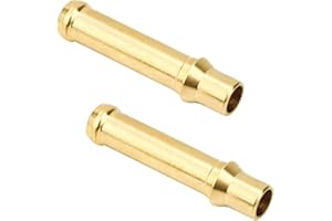 BOXOB 2pcs 397 Transmission Line Fitting, Brass 3/8in Tube Adapter for GMC Transmission Cooler Installation & 1996 and Later Snap-in Style Lines