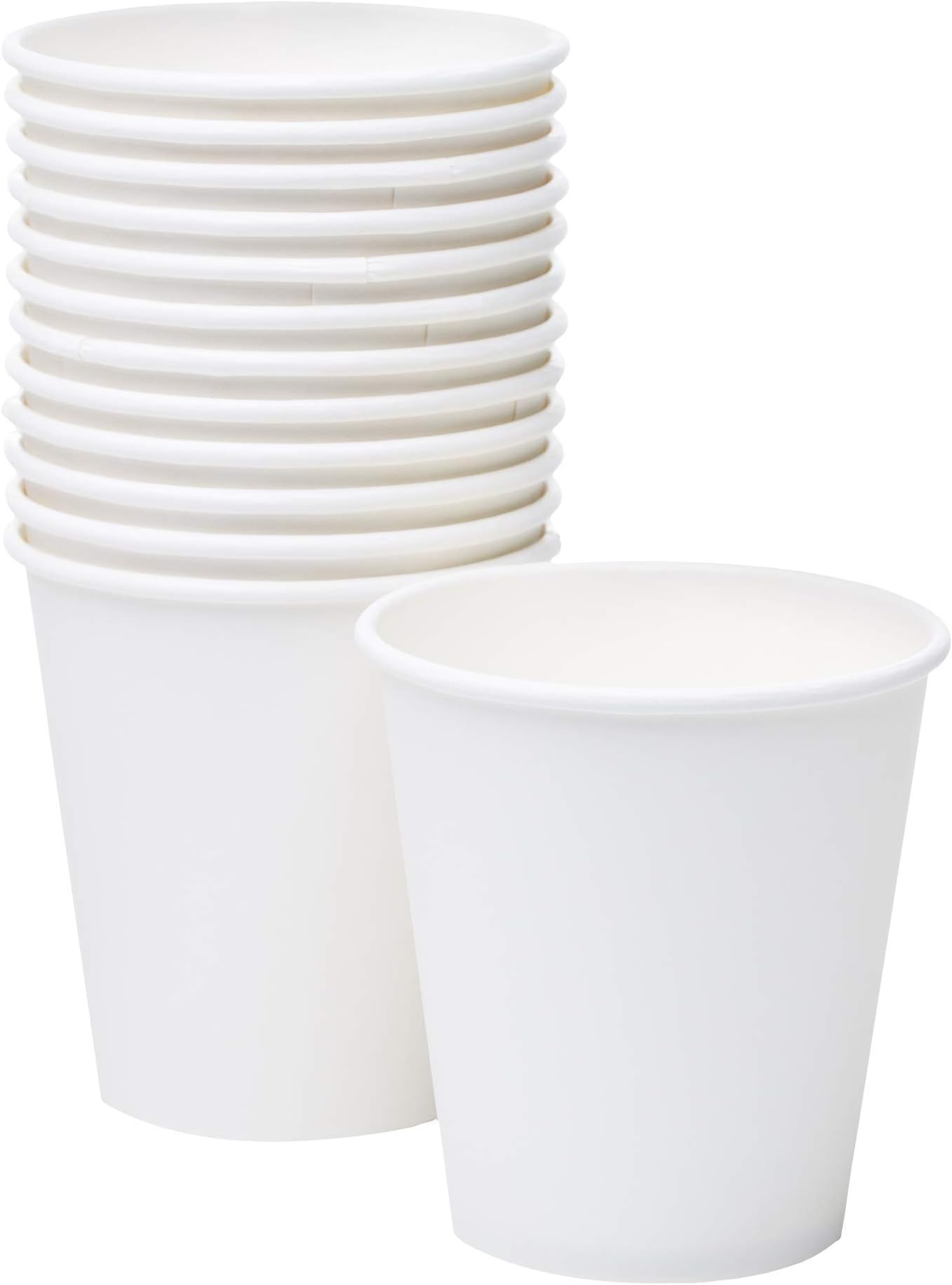Biodeck Compostable and Biodegradable Hot Drink Cup, 12oz/360ml, White (Pack of 50)
