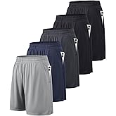 BALENNZ Athletic Shorts for Men with Pockets and Elastic Waistband Quick Dry Activewear