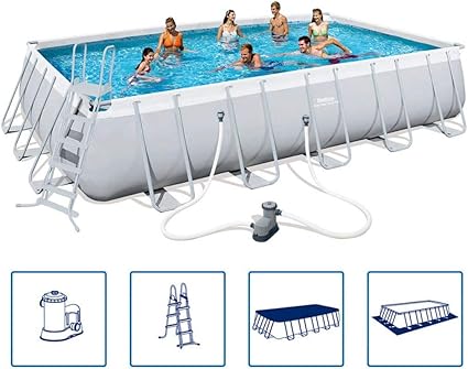 Roderick Irving Power Set Aus Stahl 671 X 366 X 132 Cm Haus Und Garten Pool Und Pool Amazon De Garten