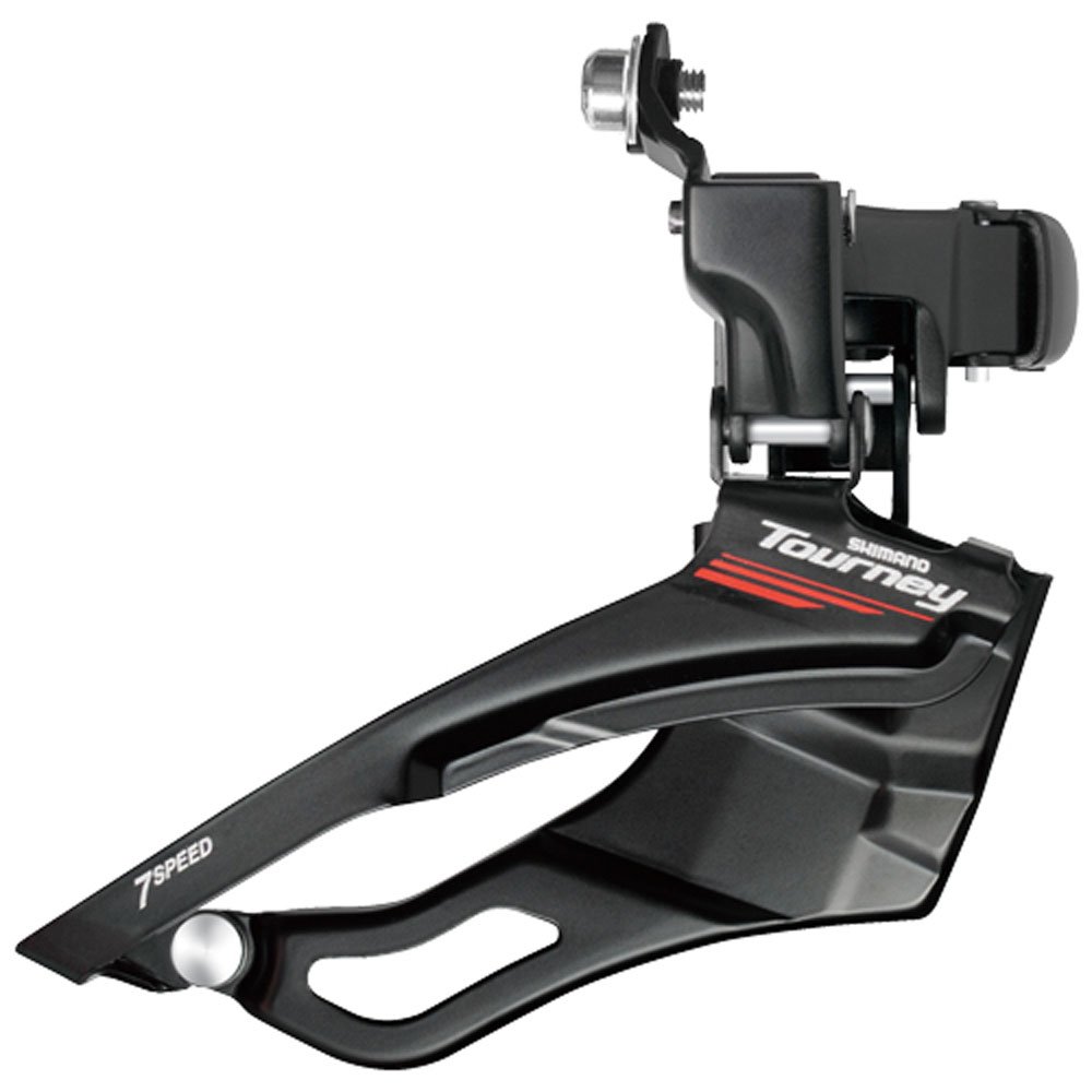 SHIMANO Tourney/TY FD-M190 Top Swing Hybrid Front Derailleur - Black, 7/8 Speed