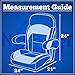 North East Harbor BSC-001 Seat Storage Cover (Boat Helm Helmsman Bucket Single 21