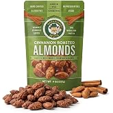 Bavarian Nuts - Cinnamon Roasted Almonds, 9oz, Sweet | Gluten-Free &amp; Vegan Nuts, Made in the USA