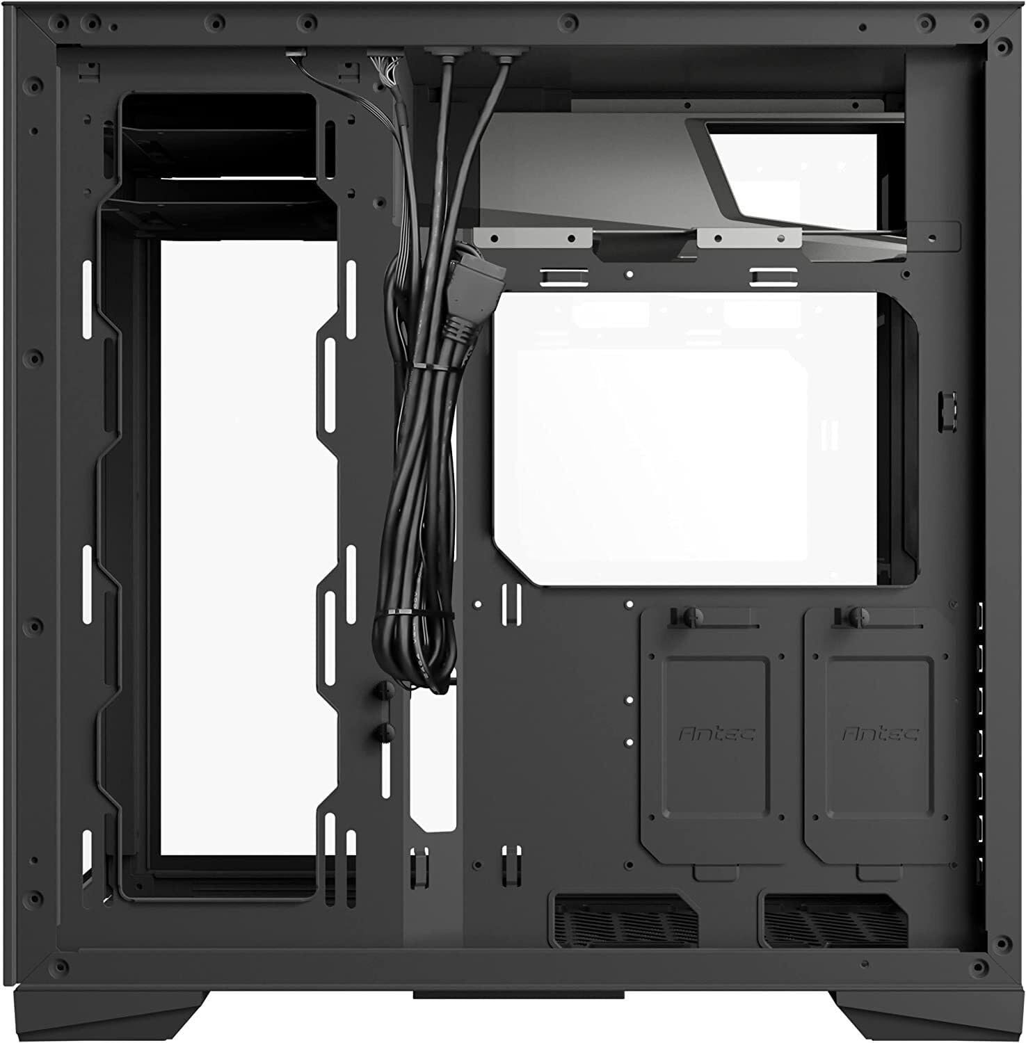 Antec Performance Series P120 Crystal E-ATX Mid-Tower Case, Tempered Glass Front & Side Panels White Led USB3.0 X 2, Aluminum Vga Holder Included - PC