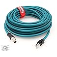 DRRI M12 X-Coded 8 Pin to RJ45 Gigabit Ethernet Interface Cat 7e Shielded Cable for Cognex in-Sight Series Industrial Cameras Ccb-84901-2001-10 (10M)