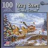 Country Cottages 100 Piece Puzzle - Nicky Boehme