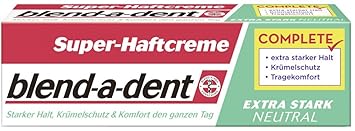 Blend-a-med Super-Haftcreme extra stark -neutral- 47g, 3er Pack (3 x 47 g)