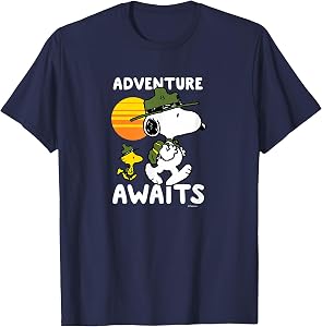 Peanuts - Snoopy Adventure Awaits T-Shirt