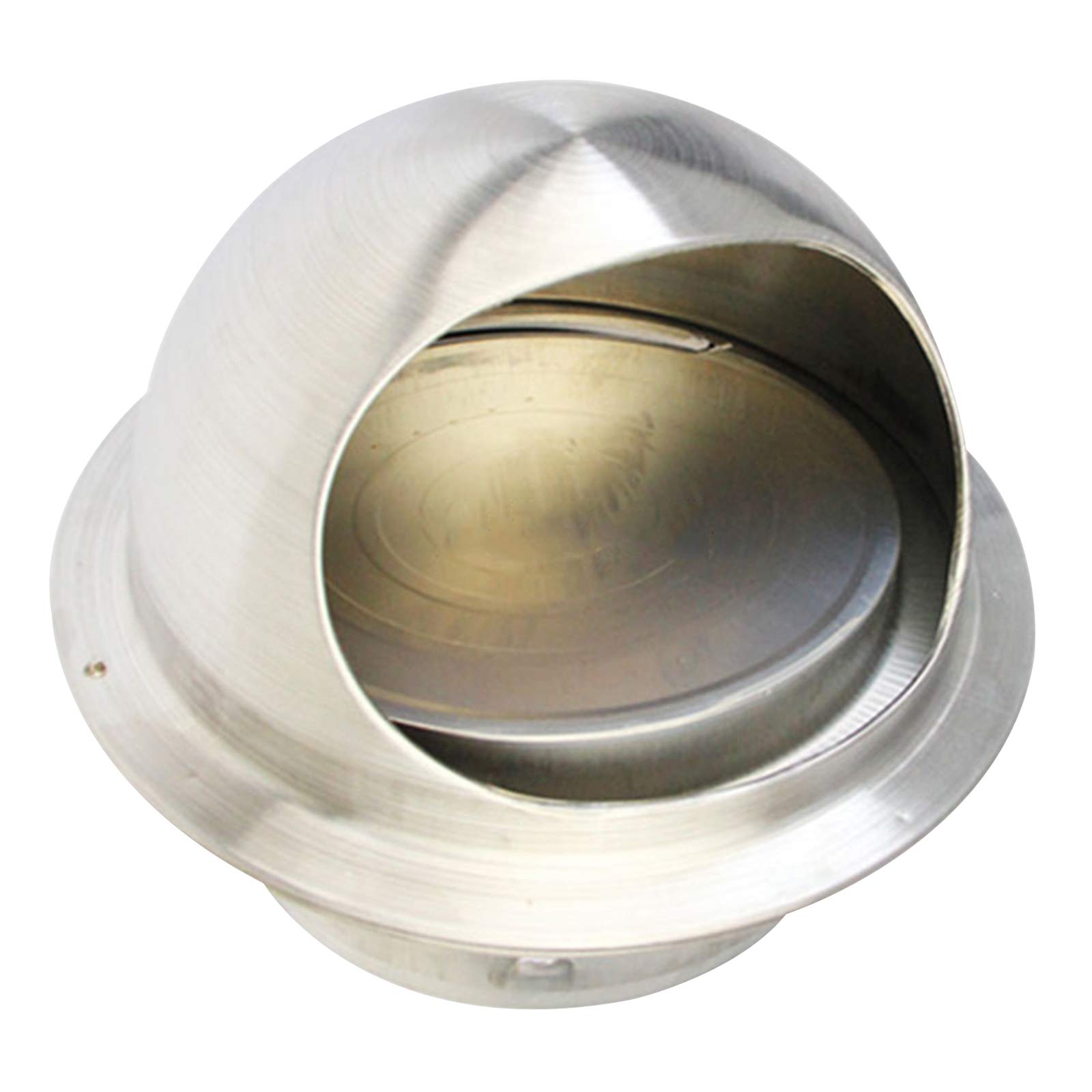 Buy LTLWSH Round Air Vent Grille with NonReturn Damper Flap Stainless