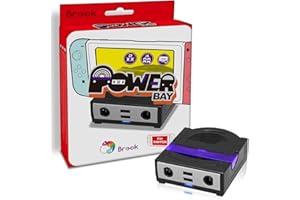 Brook Power Bay - Portable and Fast Charging Dock Stand, Docking Station for Nintendo Switch, Compatible with Switch and Gamecube Controllers, Support HDMI Out Put and Two Bluetooth Headsets