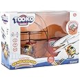 TOOKO My First RC Helicopter Infrared Control Remote Control Toy Sound Effects Kids Toy Ages 4+ Playmat Included RC Helicopter for Kids