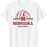Nebraska Cornhuskers Volleyball Smash Officially Licensed T-Shirt