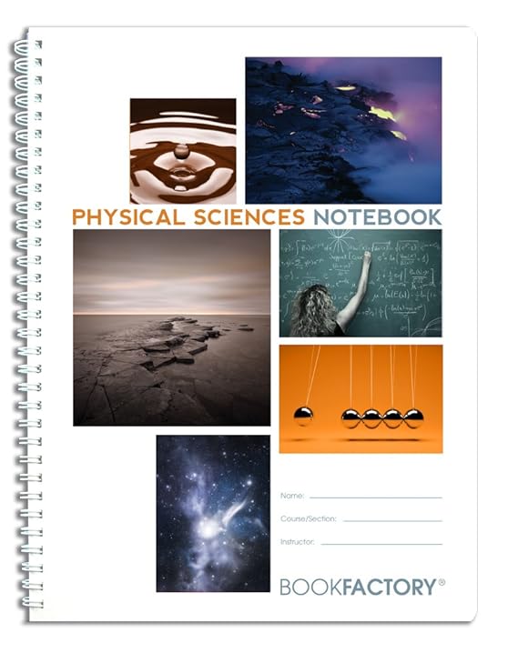 BookFactory Physical Sciences Lab Notebook/Laboratory Notebook 150 Pages