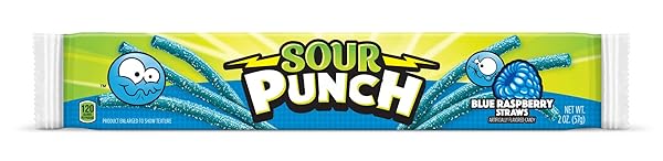 SOUR PUNCH STRAWS, SWEET & SOUR FLAVORED SOFT,...
