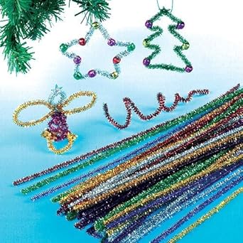 Materiale Per Decorazioni Natalizie.Baker Ross Scovolini Natalizi Confezione Risparmio Confezione Da 72 Materiale Artistico Creativo Per Bambini Artigianato E Decorazioni Amazon It Amazon It